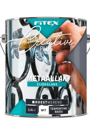 Lage Prijs Fitex Creative PLUS Metaallak Zijdeglans